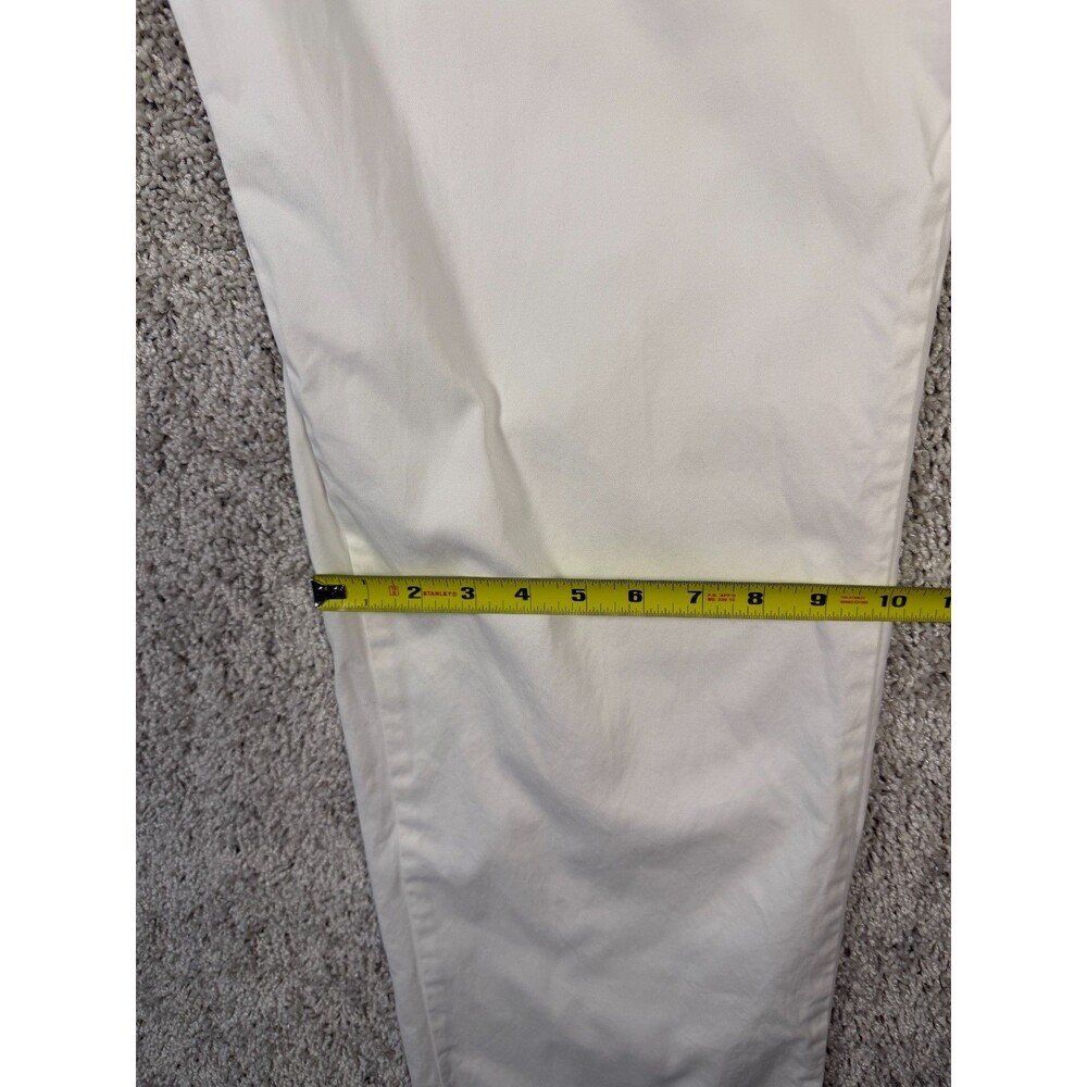 Polo Ralph Lauren Men's 38x31 White Chino Pants 100% Cotton Straight Leg Classic - Picture 4 of 10